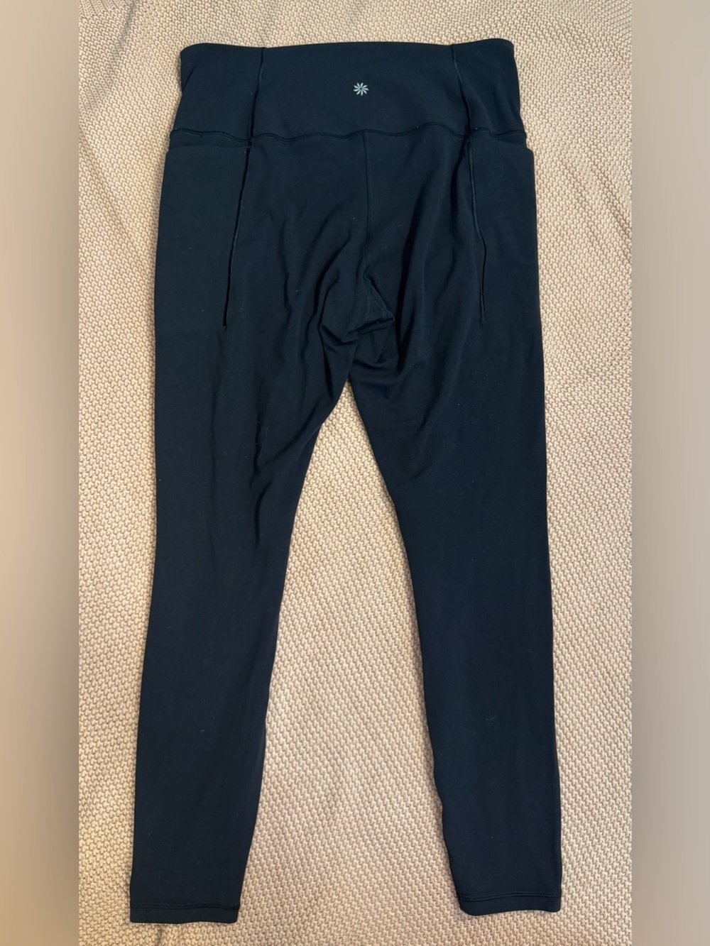Athleta Transcend Stash Tights Leggings size Large in Black - Picture 4 of 6
